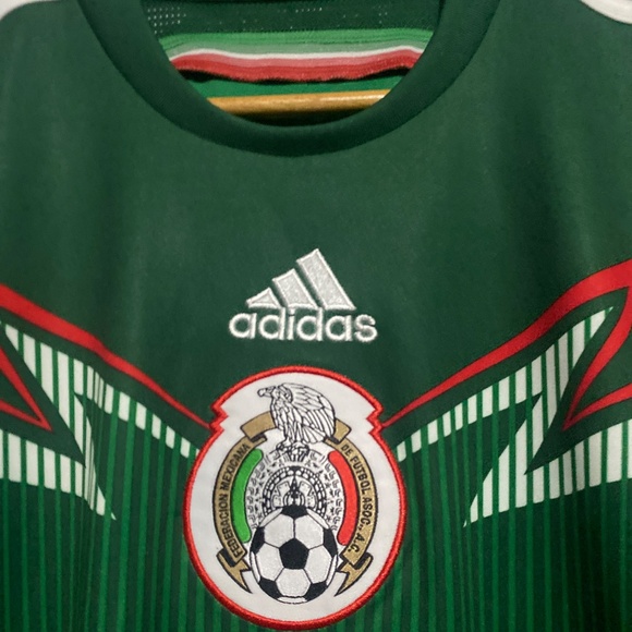 Adidas L Mexico National Team 2014 Home Jersey - Picture 6 of 10